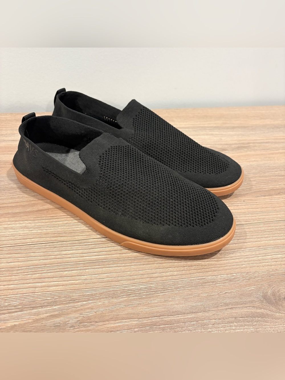 SUAVS The Barton Slip On Sneaker Jet Black Size 13
